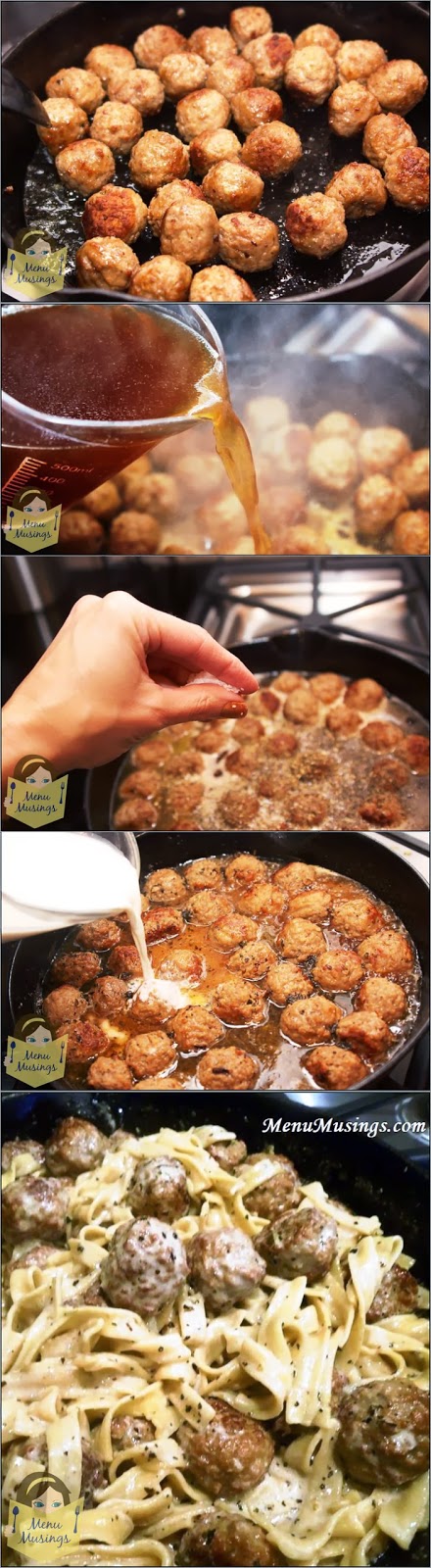 Slow Cooker Meatball Stroganoff Directions: Oct 03, · In a large skillet, brown meatballs in oil; pour off excess fat. Stir in gravy; cook over low heat for about 15 minutes, or until meatballs are cooked through. Blend in sour cream; heat through/5(8).